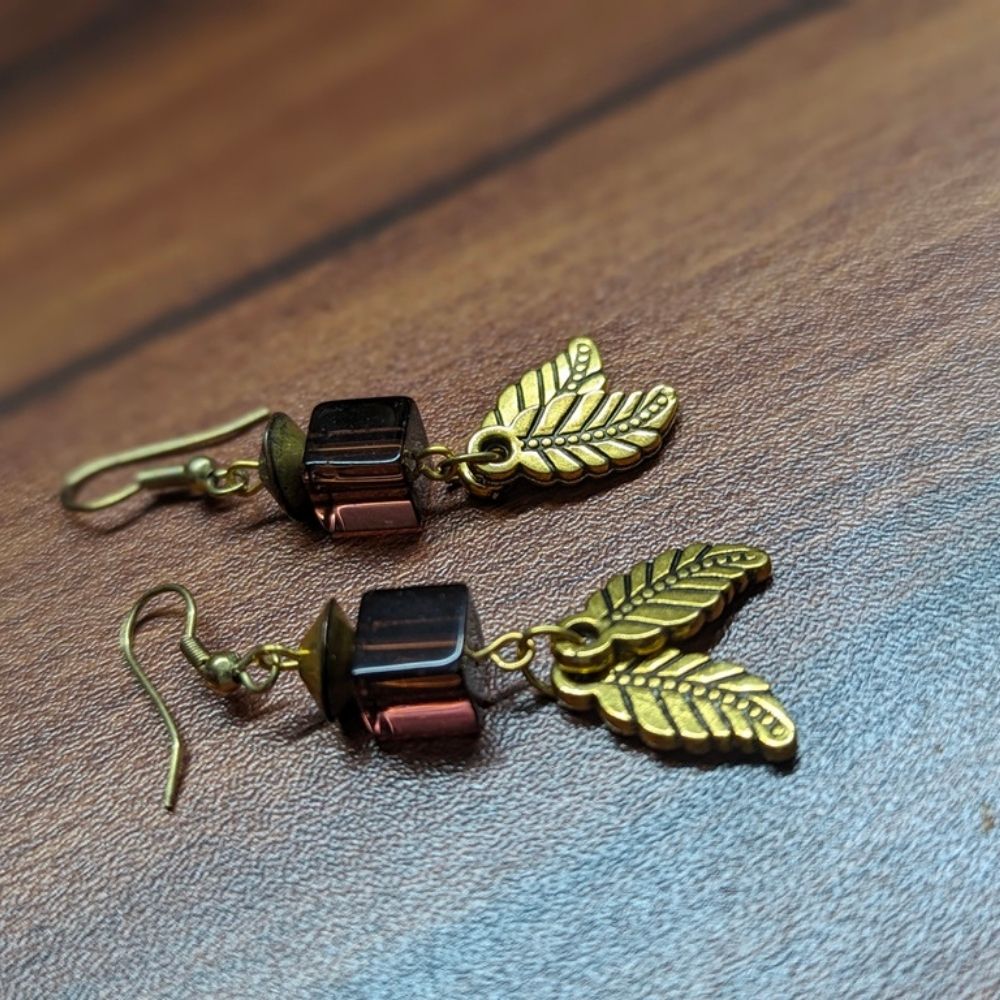 ECE BHOOMI FISH HOOK EARRING image 0