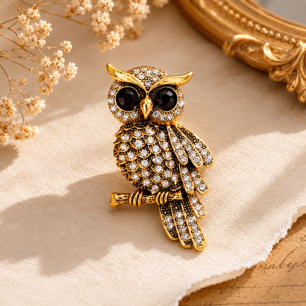 ECW OWL BROOCH