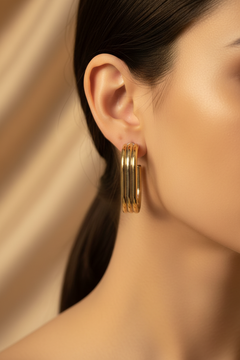ECW HOLLY STATEMENT EARRINGS