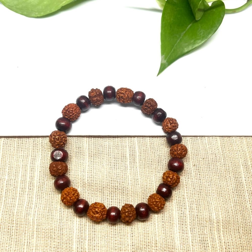 ECW RUDRAKI UNISEX HANDMADE BRACELET image 0