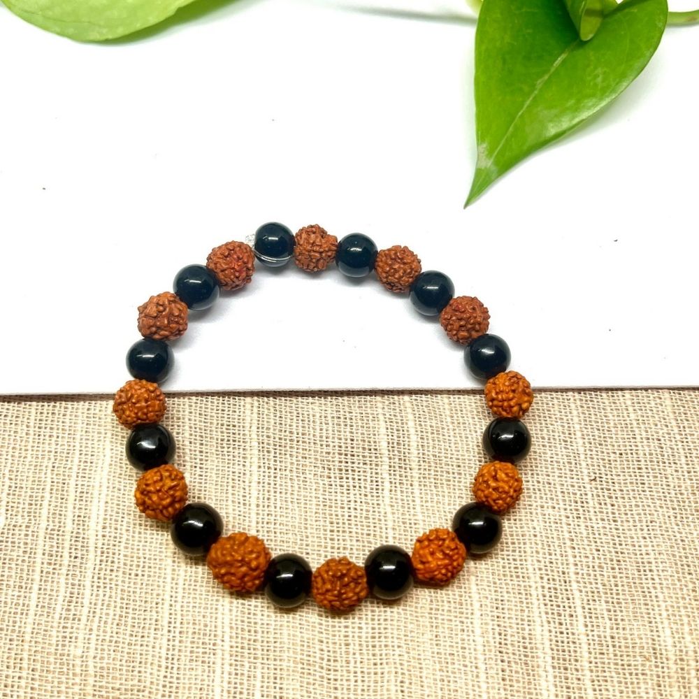 ECW RUDRAKSHI UNISEX HANDMADE BRACELET image 0