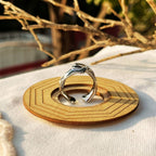 ECW HAMMERED STATEMENT ADJUSTABLE RING image 1