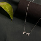 ECW INFINITY DELICATE NECKLACE - Silver, Metal image