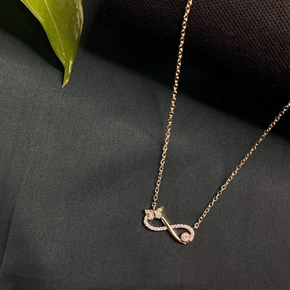 ECW INFINITY DELICATE NECKLACE - Gold, Metal image