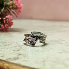 ECW HAMMERED STATEMENT ADJUSTABLE RING image 2