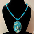 ECE SITABO NECKLACE - Blue, Glass Beads image