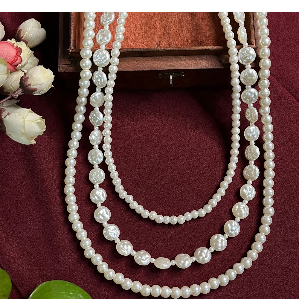 ECE LAYERED PEARL NECKLACE image 0
