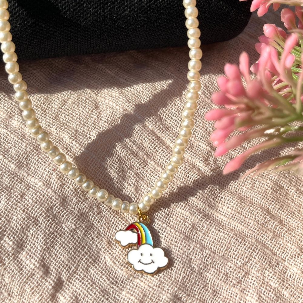 ECW LOVE BEAD NECKLACE - Offwhite, Beads image