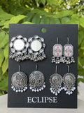 ECE OXIDISED EARRING HAMPER image 0