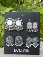 ECE OXIDISED EARRING HAMPER image 0