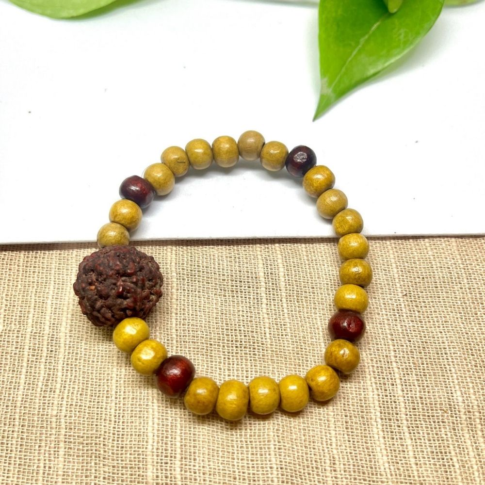 ECW RUDRAKSHAM UNISEX HANDMADE BRACELET image 0