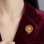 ECW SUNFLOWER BROOCH
