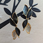 ECW LEAF DAINTY EARRING image 2