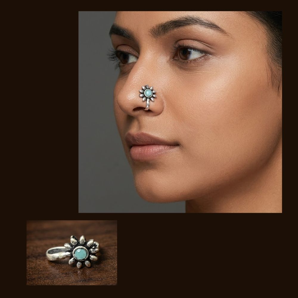 ECE FLOWER NOSE PIN