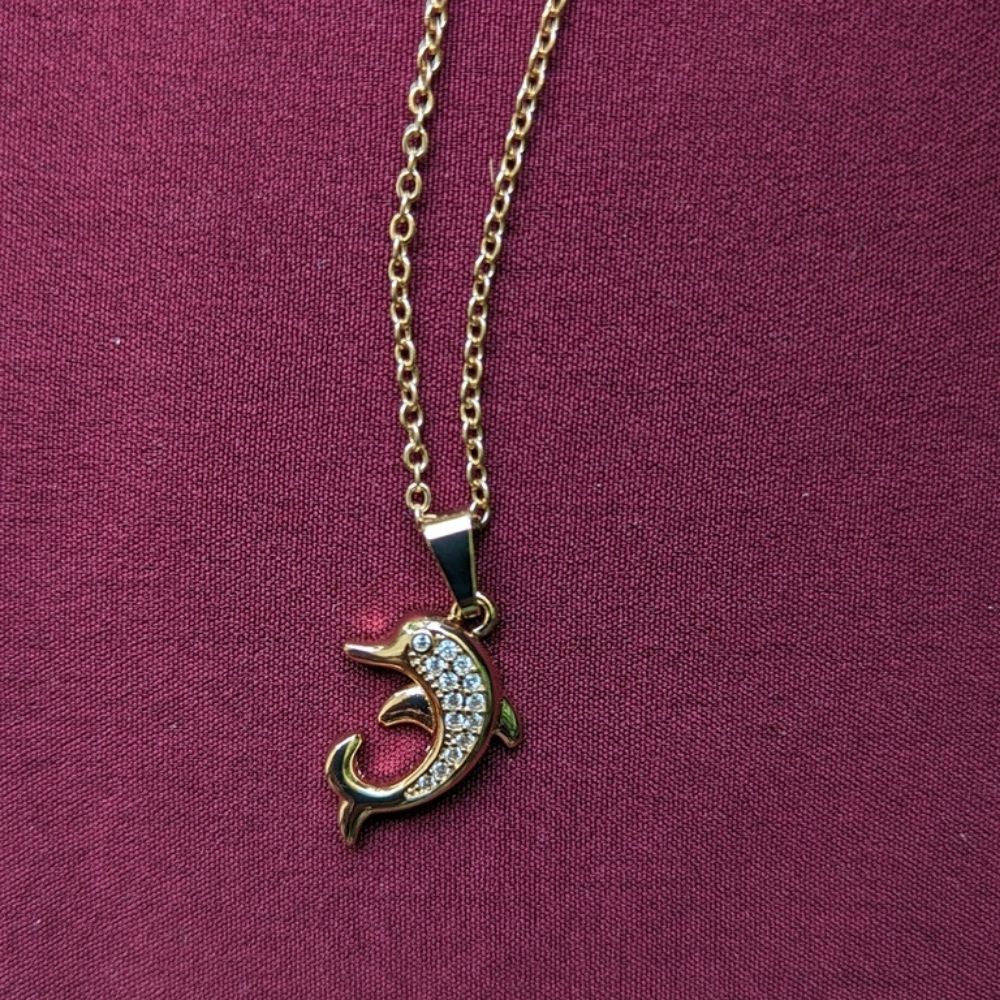 ECW DOLPHIN DELICATE NECKLACE image 2