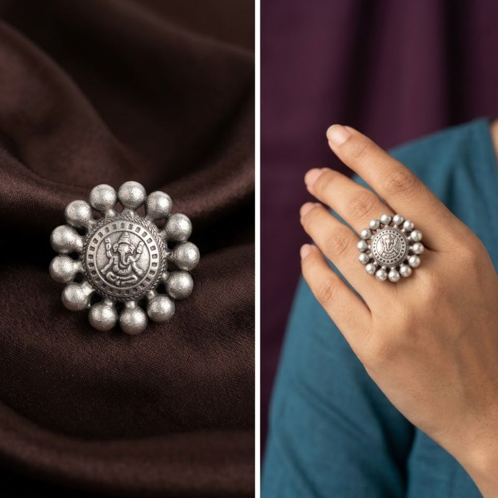 ECE GANESH ADJUSTABLE RING