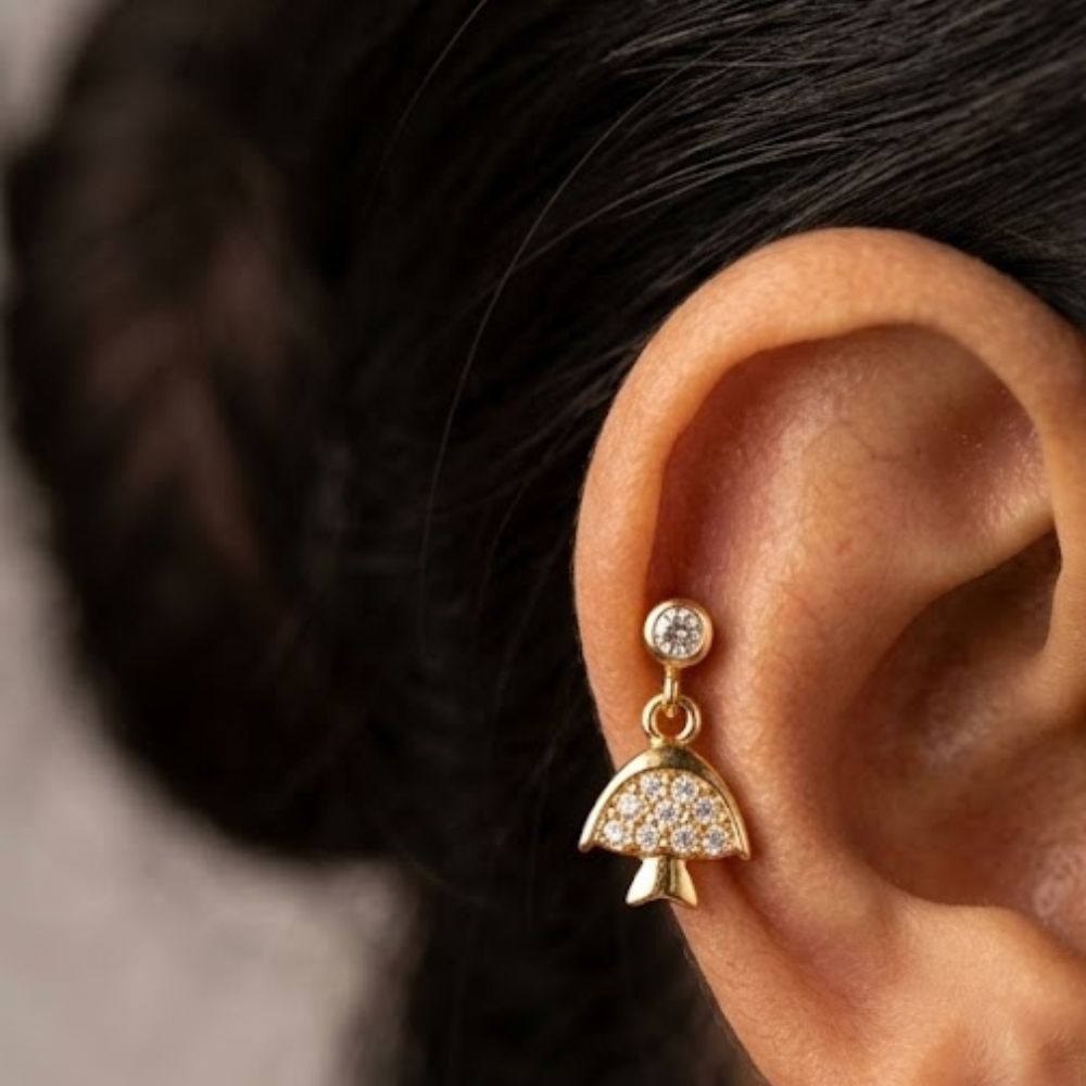 ECW FISH HELIX EARRING