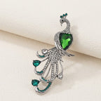 ECW PEACOCK BROOCH