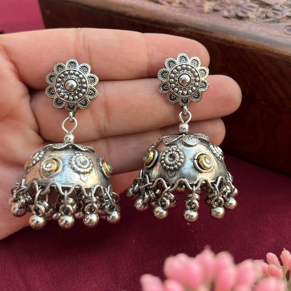 ECE KAVYA JHUMKI EARRING image 0