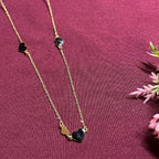 ECW MULTI HEART DELICATE NECKLACE image 1