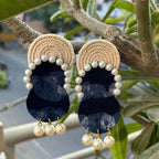 ECE ANIKA BATIK FABRIC EARRINGS image 0