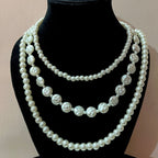 ECE LAYERED PEARL NECKLACE image 1