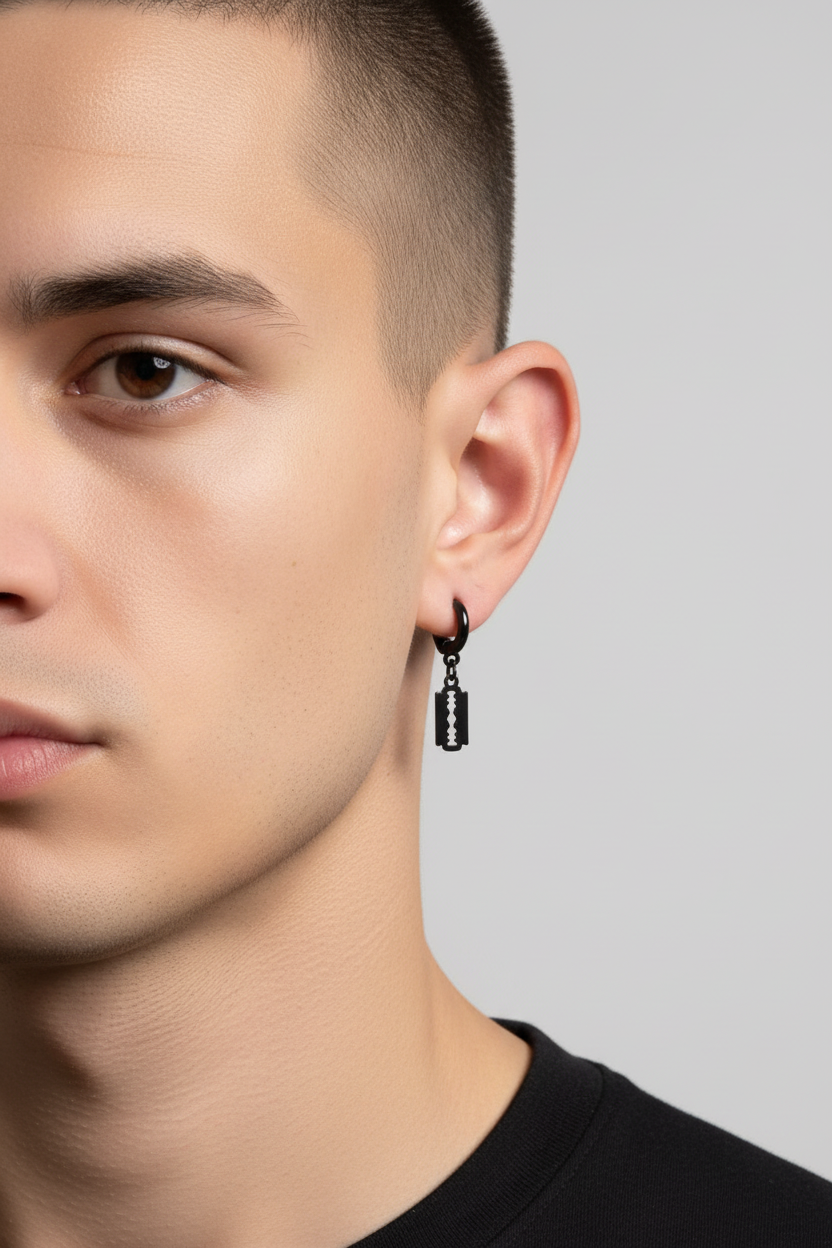 ECM BLADE MEN'S EARRING