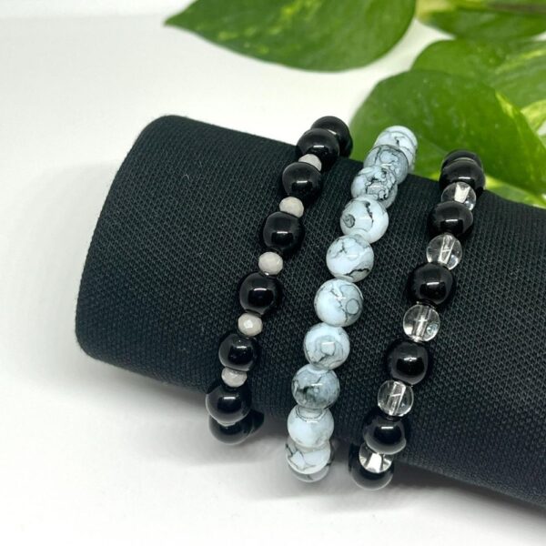 ECW ADRIA ADJUSTABLE 3 LAYER BEAD BRACELET
