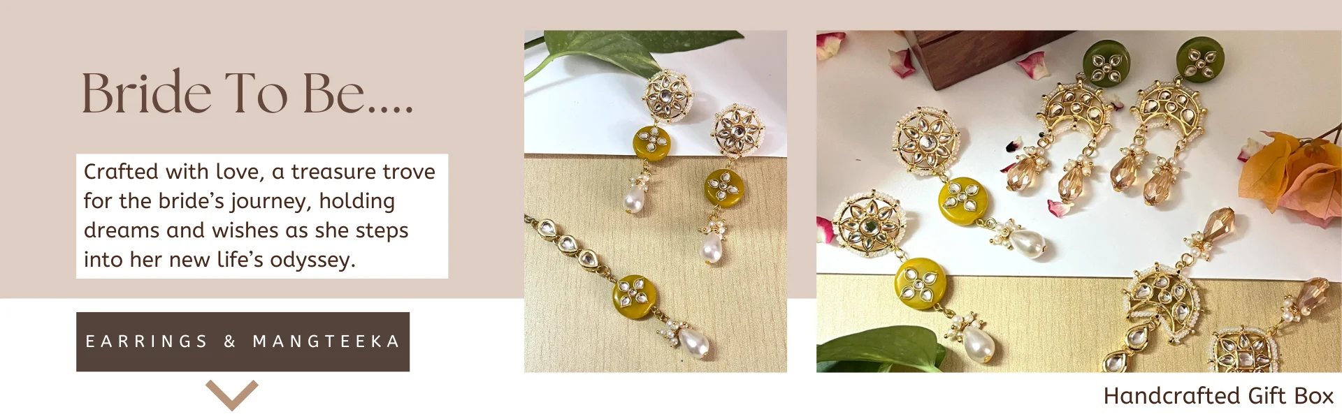 Crafted with love a treasure trove for the brides journey holding dreams and wishes as she steps into her new lifes odyssey