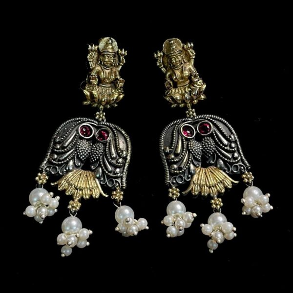 Alternative view of ECE MAHALAKSHMI EARRING