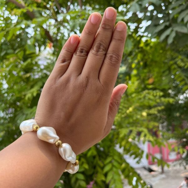 Alternative view of ECW CORAL BEAD BRACELET