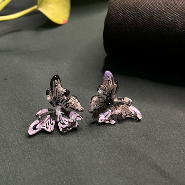 Alternative view of ECW BUTTER CUP STATEMENT EARRING